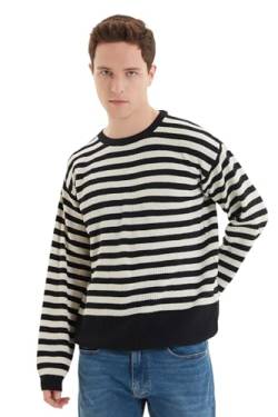 Trendyol Herren GESTREIFT Lange Ärmel Plus Size Sweater von TRENDYOL