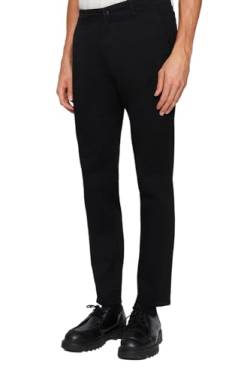 Trendyol Men's Herren Gerade Normale Taille Hose Pants, Black, 32 von TRENDYOL