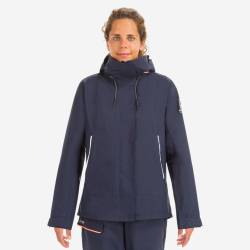 Regenjacke Segeln Damen wasserdicht winddicht 300 marineblau von TRIBORD