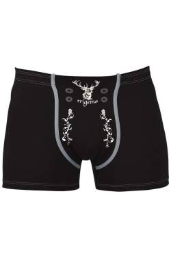 TRIGEMA Boxershorts schwarz, Einfarbig von TRIGEMA