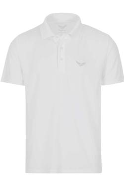 TRIGEMA COOLMAX Comfort Fit Poloshirt Kurzarm weiss von TRIGEMA