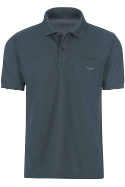 TRIGEMA Comfort Fit Poloshirt Kurzarm anthrazit von TRIGEMA