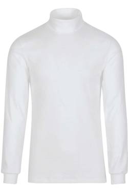 TRIGEMA Comfort Fit Rollkragenpullover weiss, Einfarbig von TRIGEMA