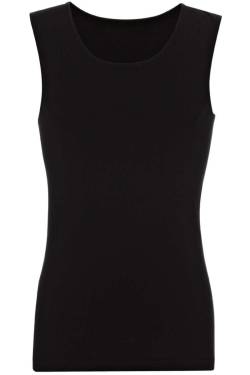 TRIGEMA Slim Fit Unterhemd schwarz, Einfarbig von TRIGEMA