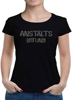 TShirt-People Anstaltsleitung T-Shirt Damen M Schwarz von TShirt-People