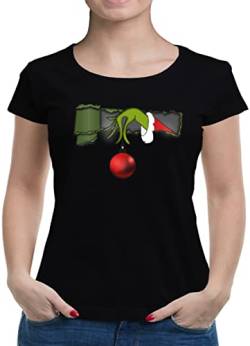 TShirt-People Grinch Kugel T-Shirt Damen XL Schwarz von TShirt-People