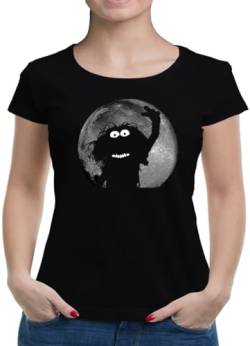 TShirt-People Shadow Puppets - Das Tier T-Shirt Damen M Schwarz von TShirt-People