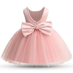 TTYAOVO Kleine Klassisch Elegant Tutu Prinzessin Kleid Hochzeit Partytreffen Festzugskleid Größe 100(2-3 Jahre, 2029 Rosa) von TTYAOVO