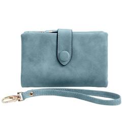 TWEW Große Kapazität PU-Leder Bifold Wallet/Kreditkartenhalter für Männer Frauen Damen Clutch Taschen Münzgeldbörsen von TWEW