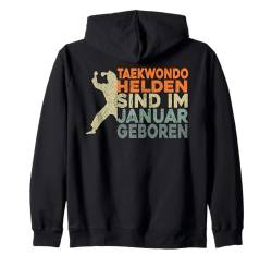 Taekwondo Herren Jungs Geburtstag Januar Taekwondo Jungen Kapuzenjacke von Taekwondo Geschenke & Zubehör für Jungen Männer