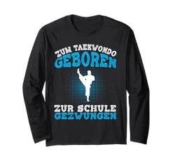 Taekwondo Schule Kampfsport Jungs Training Jungen Taekwondo Langarmshirt von Taekwondo Geschenke & Zubehör für Jungen Männer