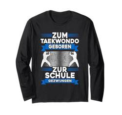 Taekwondo Schule Kampfsport Jungs Training Jungen Taekwondo Langarmshirt von Taekwondo Geschenke & Zubehör für Jungen Männer