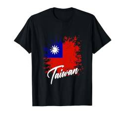 Taiwan, Flagge von Taiwan, Taiwan-Flagge. T-Shirt von Taiwan,Taiwan Flag,Flag of Taiwan.