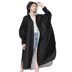 Taoyoule Wasserdichte Regenponchos für Damen und Herren Egenjacke Mit Kapuze für Erwachsene Damen Wiederverwendbare Leichte Outdoor-Regenmäntel Regenbekleidung von Taoyoule