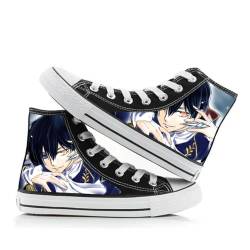 Anime Code Geass Lelouch of The Rebellion High Top Sneaker Anime Schuhe Für Damen Herren, Lässige Manga Sneaker High Top Canvas Schuhe von Taoyuany