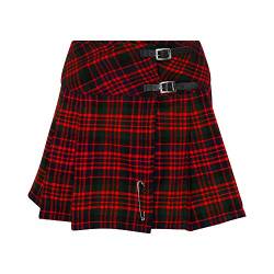 Tartanista Damen Mini-Kilt-Rock 42 cm (16,5") Länge MacdDonald 34 von Tartanista