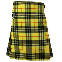 Tartanista - Herren Kilts mit 61 cm (24“) Länge - hochwertig - MacLeod Of Lewis - Taille (Nabelhöhe) 106,7cm (42“), Länge 61cm (24“) von Tartanista