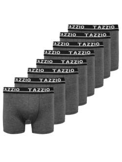 Tazzio Boxershorts Men Herren 8er Pack Unterwäsche Unterhosen Männer Retroshorts (8er Pack Anthrazit, L) von Tazzio