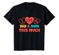 Kinder Ich liebe meinen Vater und meine Mutter so sehr T-Shirt von Tcool