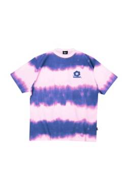Tealer Unisex Tie N Dye Flowers T-Shirt, violett, S von Tealer