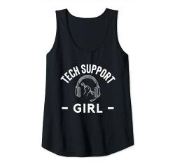 Damen Tech Support Girl IT Hotline Techniker Tank Top von Tech Support Hotline Techniker Designs