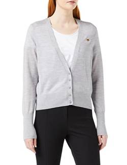 Ted Baker Damen aiyleen-Merino Low v Cardi Strickjacke, Grau-meliert, 38 von Ted Baker