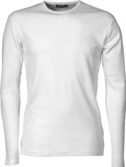 TJ530 Herren Longsleeve Interlock T-Shirt Langarm, Farbe:white;Herrengrößen:M M,White von Tee Jays