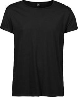 Tee Jays Roll-Up Tee, Größe:L, Farbe:Black von Tee Jays