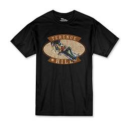 Terence Hill T-Shirt - Der Müde Joe Pritsche - Vier Fäuste für ein Halleluja (schwarz) Renato Casaro Edition (S) von Terence Hill