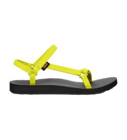 Teva für Damen. 1150110 Sandalen W Original Universal Slim gelb (36), Wohnung, Klettverschluss, Lässig, Strandbekleidung, Recyceltes Polyest von Teva