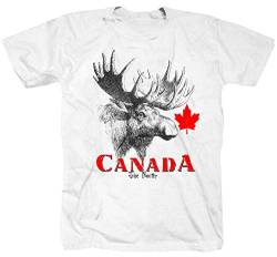 TEXHA Kanada Alaska Amerika Weiss T-Shirt Shirt XXL von Tex-Ha