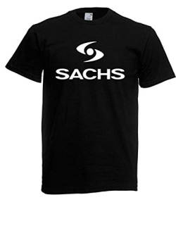 T-Shirt - Sachs (Schwarz, L) von Textilhandel Hering