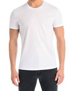 Teyli T Shirt Herren Baumwolle - Herren T Shirt mit Stilvollem Design - Tshirt Herren Ideal für Freizeit, Sport und Alltag - T-Shirt Herren Weiß XXL von Teyli