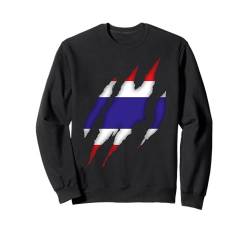 Thailand, Flagge von Thailand, Thailand-Flagge. Sweatshirt von Thailand,Thailand Flag,Flag of Thailand.