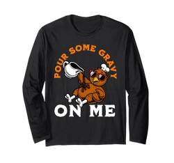 Schütte etwas Soße auf mich Thanksgiving Lustiges Happy Turkey Day Langarmshirt von Thanksgiving Time Gift Store