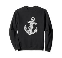 Nautischer Anker Sweatshirt von The Aqua Cottage