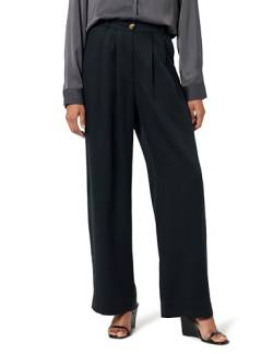 The Drop Amalia Relaxed Pleated Trousers Hose, Schwarz, 5XL Große Größen von The Drop