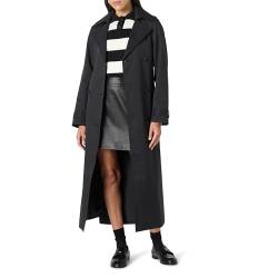 The Drop Emilia Elongated Trench Trenchcoats, Schwarz, S von The Drop