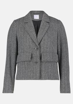 BETTY & CO BETTY & CO Blazer-Jacke Schwarz/Weiß - Blazer-Jacke von The Fashion Story