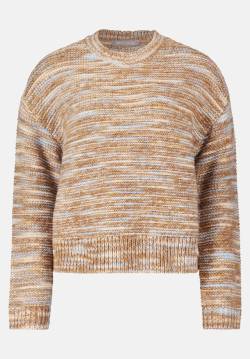 BETTY & CO BETTY & CO Strickpullover Camel/Light Blue - Strickpullover von The Fashion Story