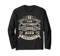 September 1956, 68. Geburtstagsgeschenke für Männer zum 68. Geburtstag Langarmshirt von The Legendary father's Birthday In September Tee