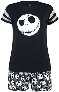 The Nightmare Before Christmas Jack Skellington Frauen Schlafanzug schwarz L von The Nightmare Before Christmas