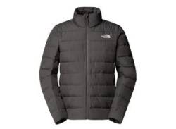 Daunenjacke THE NORTH FACE "ACONCAGUA 3 JACKET" Gr. M, beige (smoked pearl), Herren, Softshell, Obermaterial: 100% Polyester. Wattierung: 50% Daunen, 50% Polyester, unifarben, Jacken, mit Logodruck von The North Face