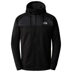 The North Face - Reaxion Fleece Fullzip Hoodie - Fleecejacke Gr L schwarz von The North Face