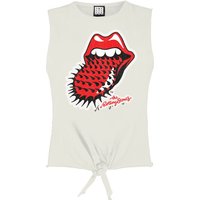 The Rolling Stones Top - Amplified Collection - 94/95 - S bis XL - für Damen - Größe XL - weiß  - Lizenziertes Merchandise! von The Rolling Stones