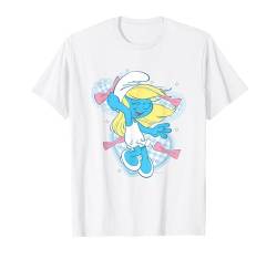 The Smurfs Cute Coquette Smurfette Pastel Color Chest Logo T-Shirt von The Smurfs