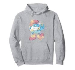 The Smurfs Papa Smurf Watercolor Portrait Distressed Pullover Hoodie von The Smurfs