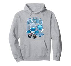 The Smurfs Property Of Goaltender Hockey Big Chest Logo Pullover Hoodie von The Smurfs