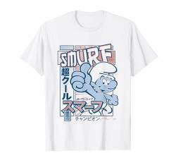 The Smurfs Smurf Star Super Cool Vintage Manga Poster T-Shirt von The Smurfs