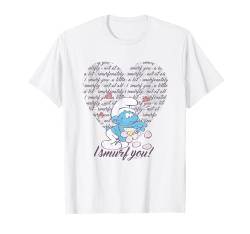 The Smurfs Valentine's Day I Smurf You! Vintage Heart Logo T-Shirt von The Smurfs